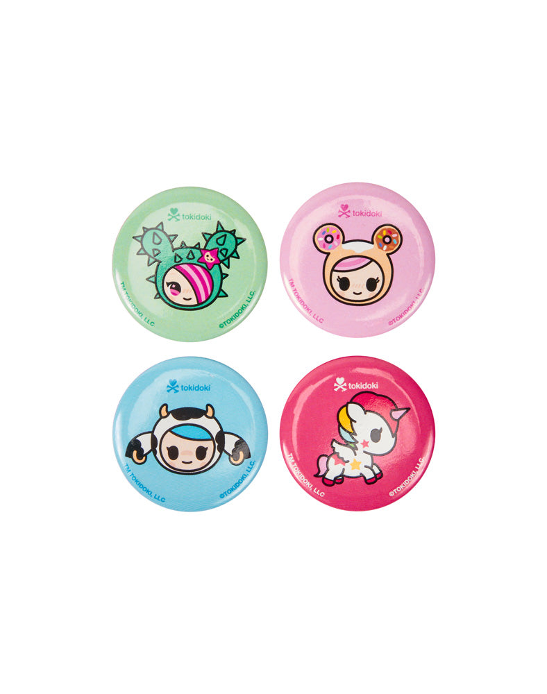 tokidoki-chibi-characters-4-button-set-01