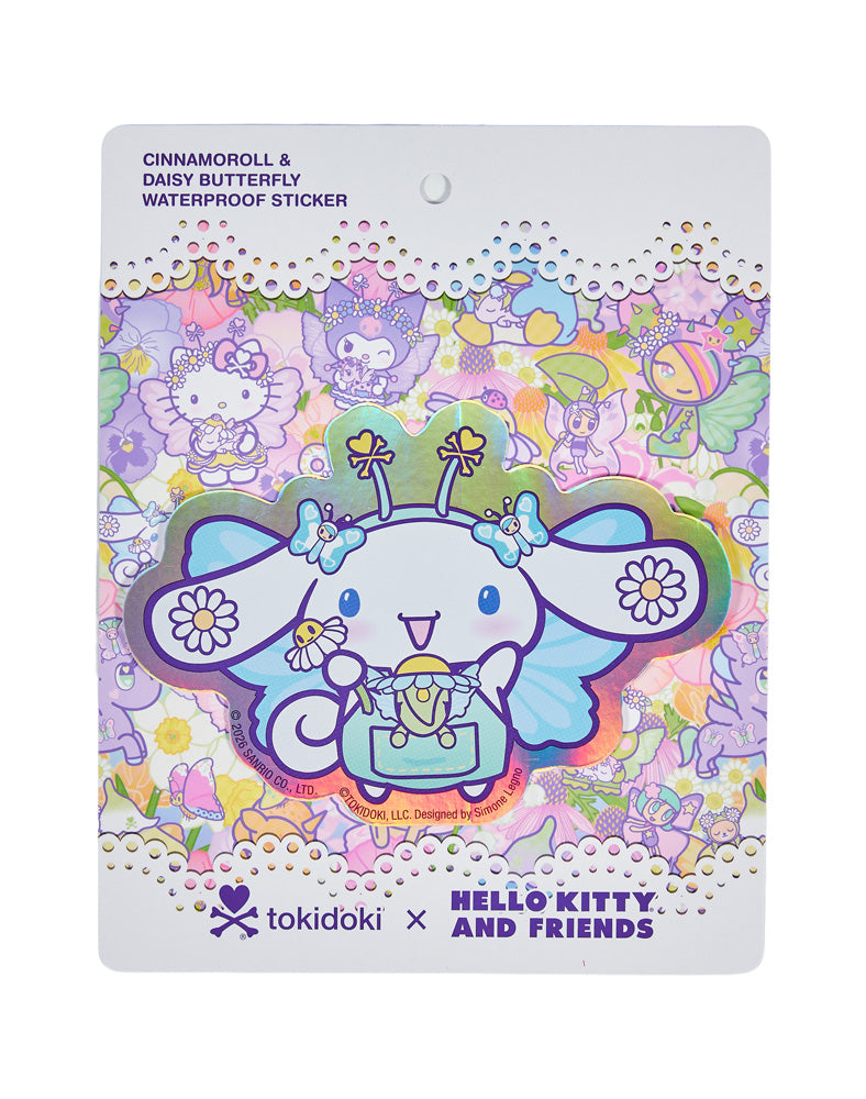 tokidoki-hello-kitty-butterfly-garden-cinnamoroll-sticker