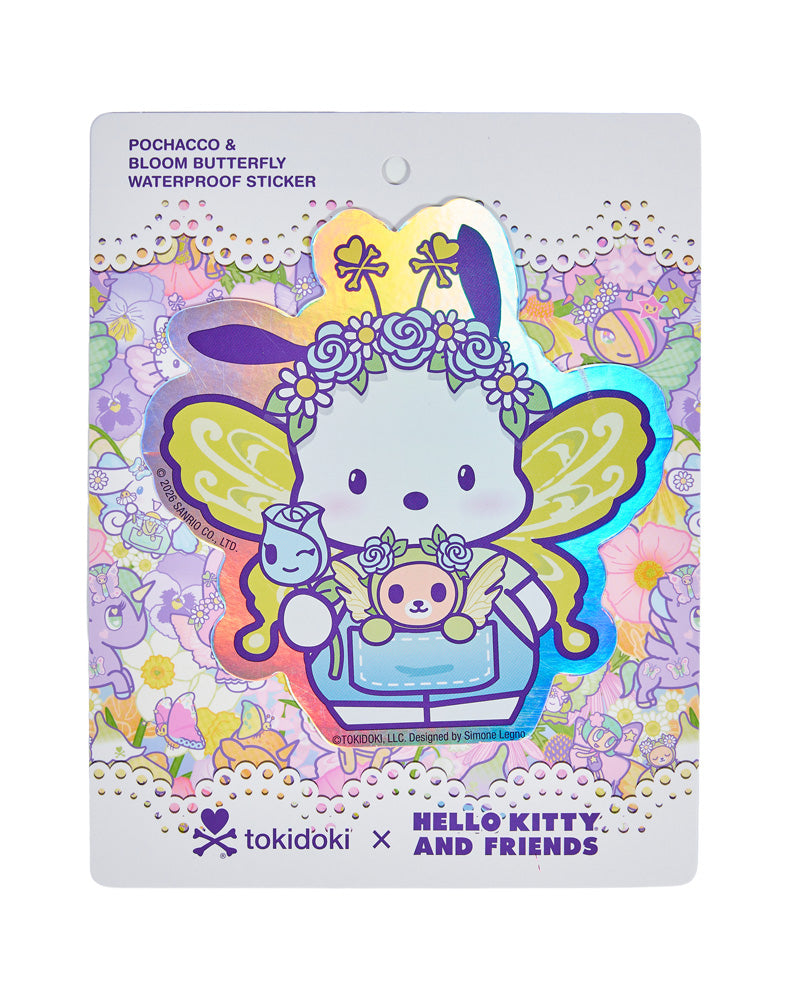 tokidoki-hello-kitty-butterfly-garden-pochacco-sticker-01