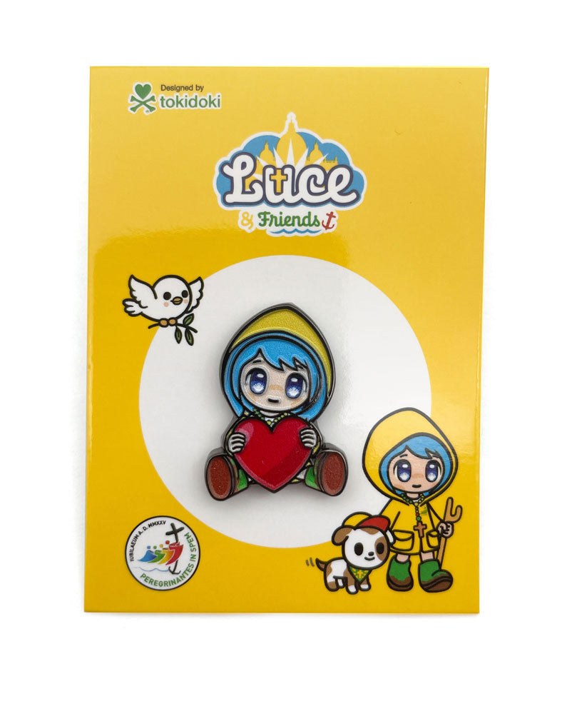 tokidoki-luce-heart-pin